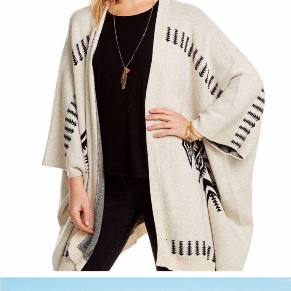 Chaser TRADING BLANKET SWEATER  OPEN CARDIGAN